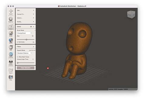 How to reduce STL and OBJ file size — 3D People UK.